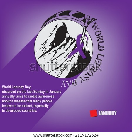 World Leprosy Day, observed on the last Sunday in January annually
