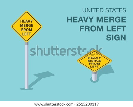 Traffic regulation rules. Isolated United States 