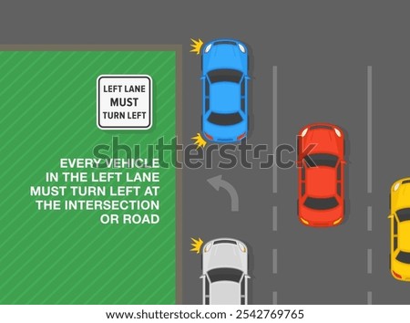 Safe driving tips and traffic regulation rules. United States 