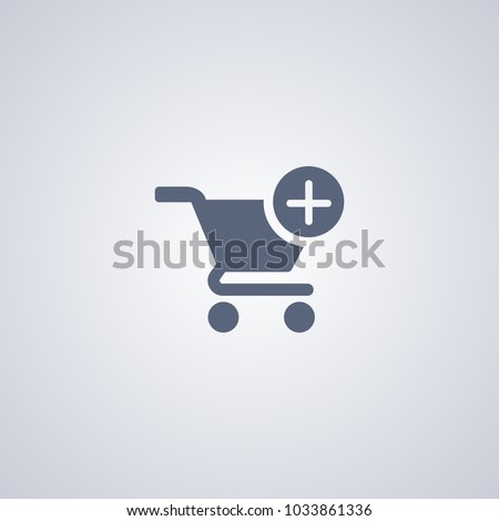 Shopping Cart Add to Cart Icon, vector best flat icon on white background , EPS 10