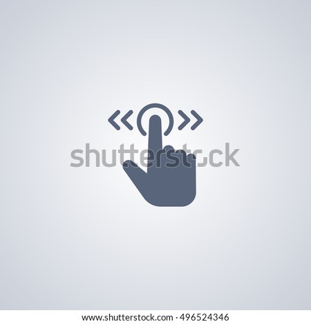 Slide icon gesture