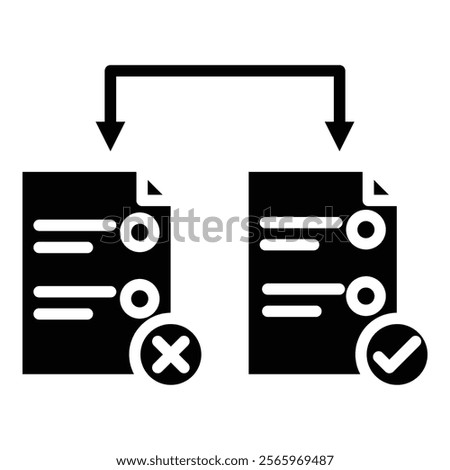 Comparison Simple Vector Icon Collection