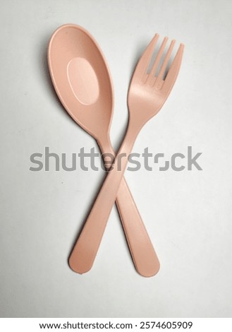 Similar – Image, Stock Photo pink plastic scoop and cleaning brush on a yellow background