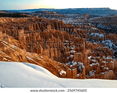 Similar – Image, Stock Photo Majestic hoodoos in the Bryce Canyon, Utah