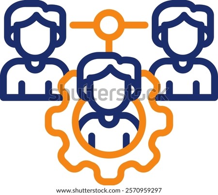 Stakeholder Icon color line Vector Illustration