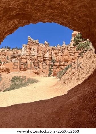 Similar – Image, Stock Photo Hoodoo formation at Bryce Canyon National Park, Utah