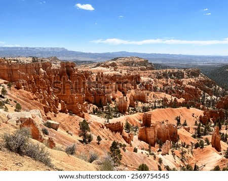 Similar – Image, Stock Photo Hoodoo formation at Bryce Canyon National Park, Utah