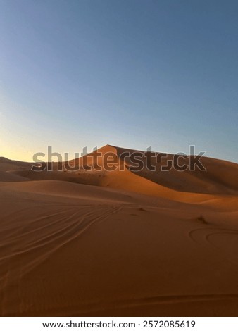 Similar – Image, Stock Photo Dune against blue sky Sand