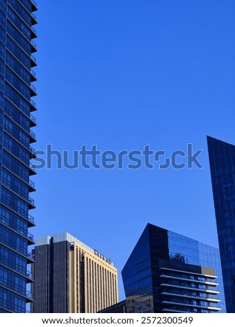 Similar – Image, Stock Photo The impressive skyline of the Brandenburg Gate in the evening light. With white blue clouds.