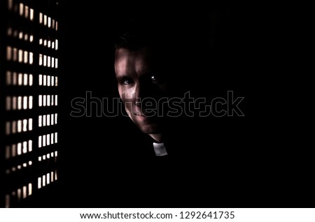 Image, Stock Photo Church and abuse Catholic