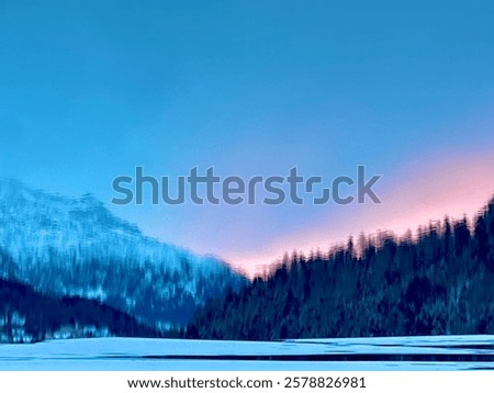 Similar – Image, Stock Photo Winter atmosphere in St. Peter-Ording at the North Sea coast