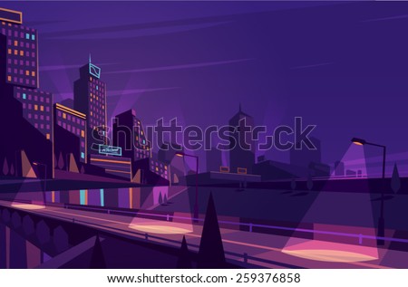 Similar – Image, Stock Photo Picturesque cityscape with blue sky on sunny day