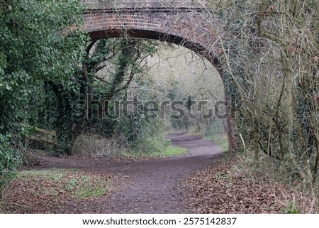 Similar – Image, Stock Photo Old railway line in Germany