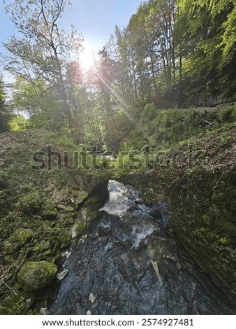 Similar – Image, Stock Photo Nature in flux Landscape