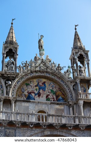 Basilica di San Marco at the San Marco Square in Venice.