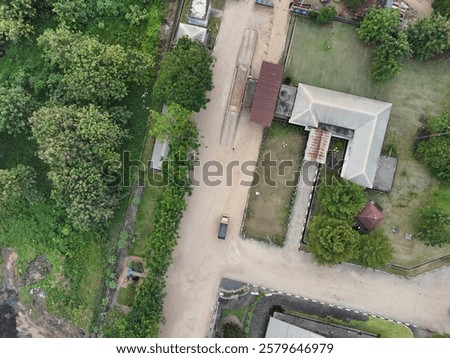 Image, Stock Photo Truck is going, passing over building site