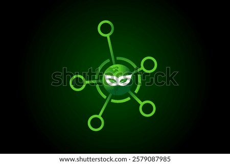 NCOG Earth Chain in dark background