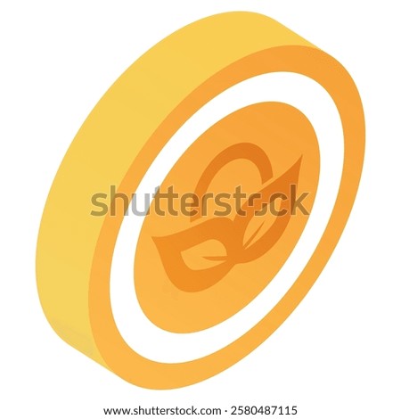 ncog gold coin vector illustration