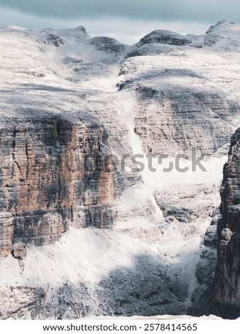 Similar – Image, Stock Photo View of the Piz Corvatsch in the Engadin in Graubünden in the evening