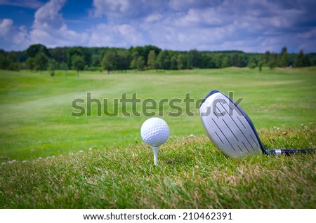 Golf game concept
