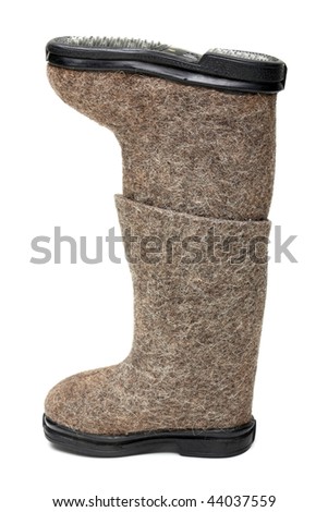 Russian Traditional Winter Felt Boot Valenki Shoes Stock Photo 44037559 ...