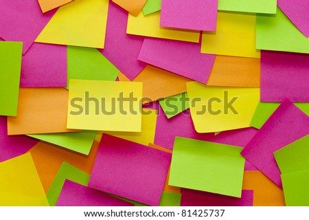 Sticky note quilt