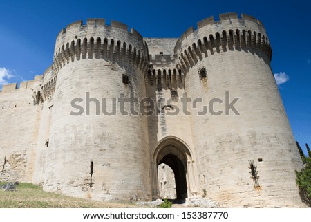 Castle Entrance of Villeneuve-les-Avignon, Provence, France