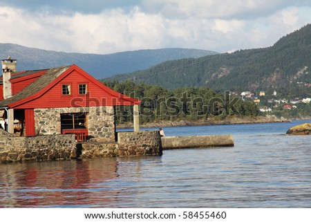 Norwegian sea house