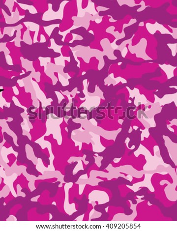 Seamless Camouflage Free Vector Pattern – 3 Colours | 123Freevectors