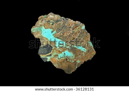 Turquoise, mineral.