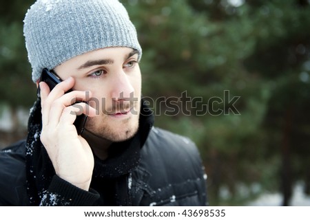 Business man in holidays talking by phone