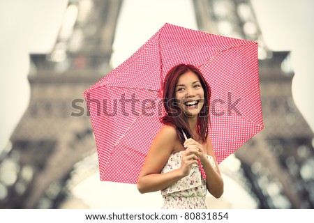 Similar – Image, Stock Photo Laughing woman in Paris