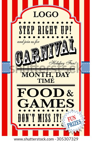 Carnival Flyer Template