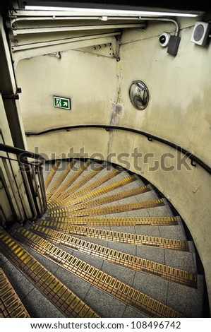 Staircase of emergency