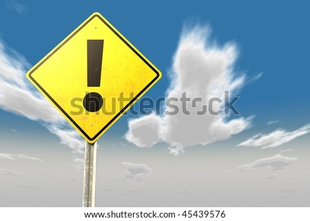 Road Sign - Exclamation Mark