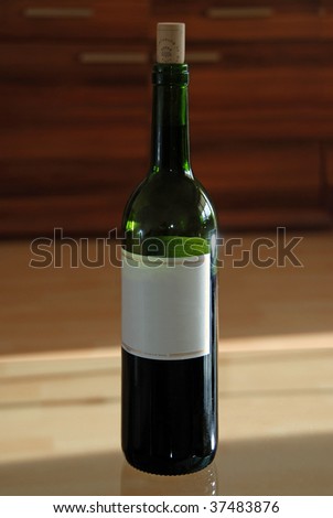 Open bottle of wine