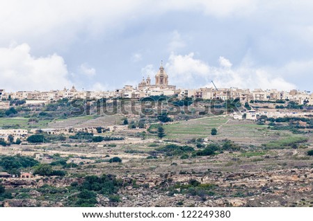 Saint Peter and Sant Paul Parish church in Nadur, on the maltese Island of Gozo.