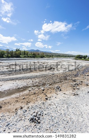 Calchaqui River along Calchaqui Valleys in Salta Province, northern Argentina