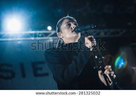 MOSCOW - 16 FEBRUARY, 2015 : Jessie Ware performing live in Russia at Yotaspace nightclub