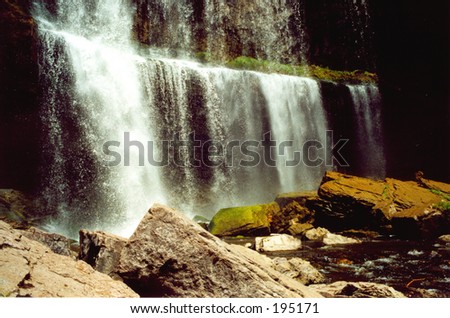 Quite big waterfall #1, Hamilton, ONT, Canada