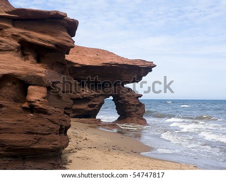 Seaview Cliffs, PEI, Canada on the Gulf of St. Lawrence