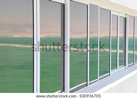 windows with sea view