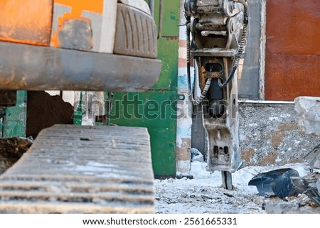 Image, Stock Photo winter break Machinery
