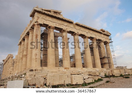 Restoration of Athena Partenon temple, Acropolis