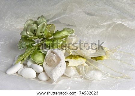 weeding Favors green and candy for weddings