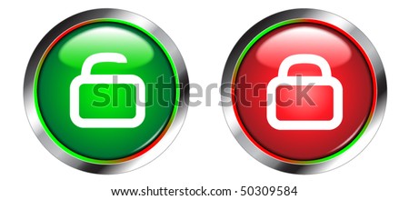 lock and unlock shiny icons/buttons