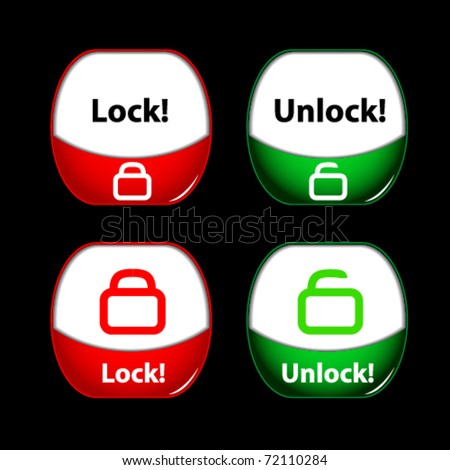 lock and unlock shiny icons/buttons