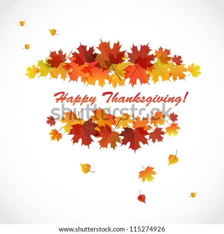 Banner for the Thanksgiving holiday. Vector.