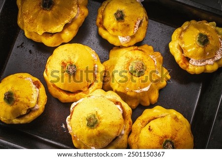 Similar – Image, Stock Photo Tray with keto stuffing