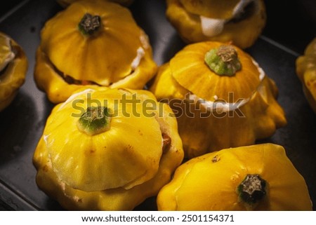 Similar – Image, Stock Photo Tray with keto stuffing